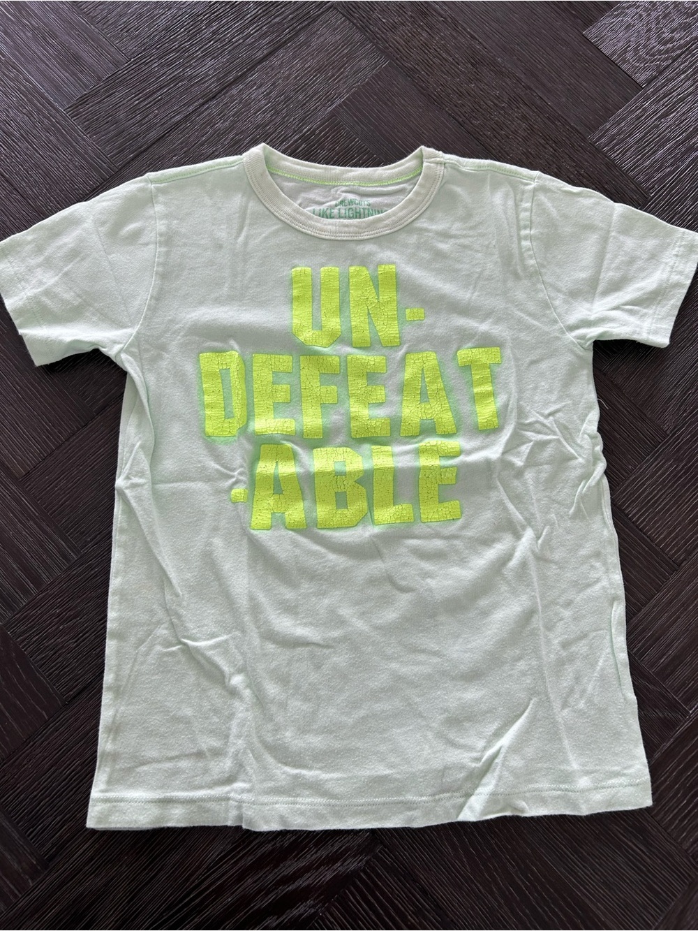 Crewcuts 'UNDEFEATABLE' Graphic Kids Short-Sleeve Tee Sz 8